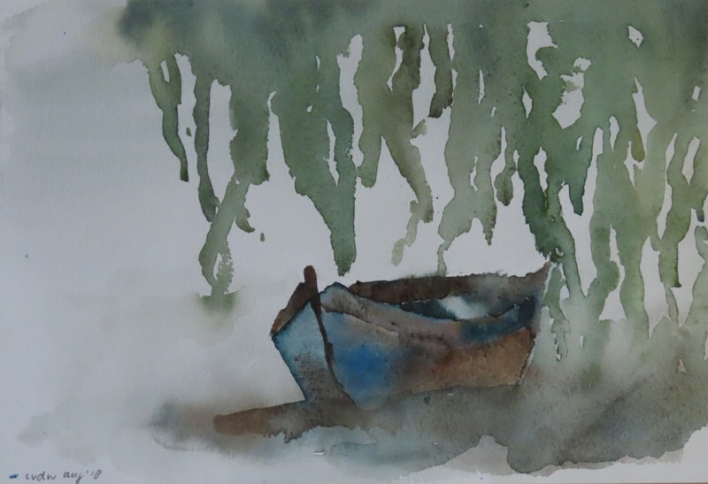 Bootje in de schaduw